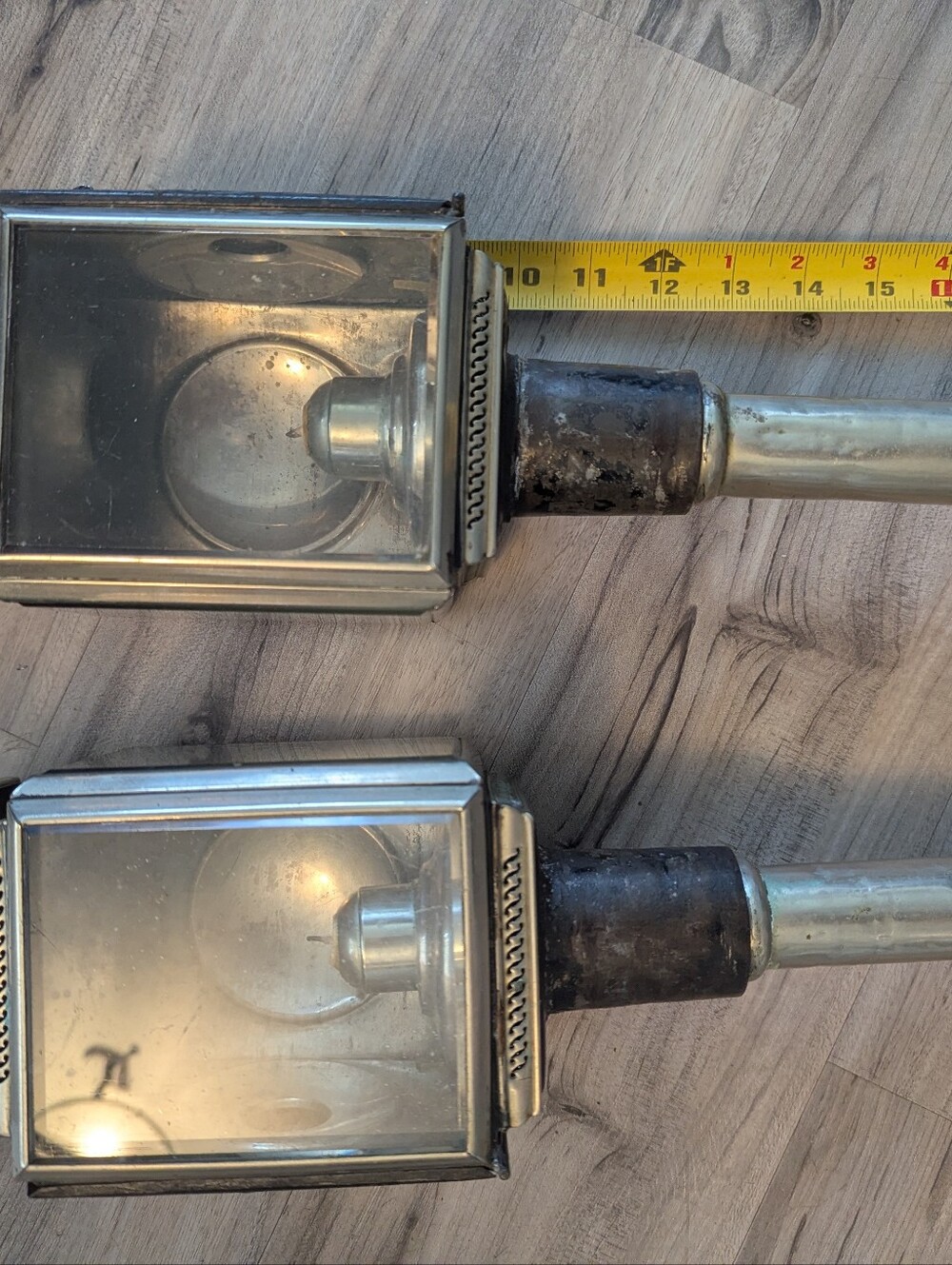 Antique Coach Lights / Candle Holders - Picture 2 of 6